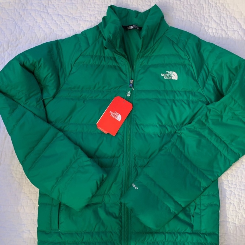Brand new green north face 14/16 kids